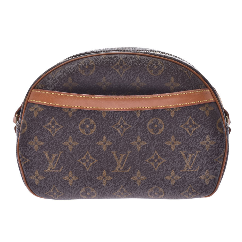 LOUIS VUITTON Monogram Blois Brown Canvas Shoulder Bag